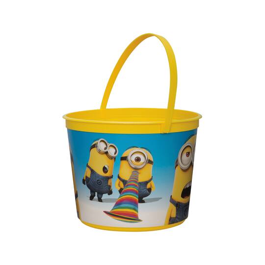 Despicable Me MINIONS Party Pail Bucket Treat Bag  NEW 